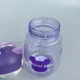 Бутылочка для воды Bear "Happy day" Фиолетовая с трубочкой , поильник для детей 550 мл - изображение 8