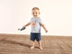 Шорты хлопковые однотонные для мальчика Lupilu LIDL 370937 062-68 см (2-6 мес.) темно-синий - изображение 3