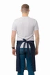 Фартук для официанта короткий с разрезом ONE SIZE джинсовый - изображение 4