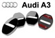 Накладка (заглушка) замка дверей Audi A3 (4 двери) Черные - изображение 1