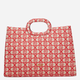 Torebka shopper damska materiałowa Liu Jo AA4122T6438-81651 Czerwona - obraz 1
