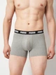 Набір трусів боксерів чоловічих бавовняних Puma Men Everyday Boxers 93832711 S 3 шт Orange/Grey (8720245812238) - зображення 5