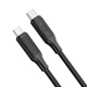 Кабель XO USB Type-C - USB Type-C (M/M), 3А, 60W, 1.2 м, Black (NB-Q265B-CC.black) - зображення 2
