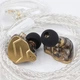 KZ ZSN PRO X (Gold, with Mic) – Гібридні навушники 1DD+1BA з мікрофоном і преміальним звучанням - зображення 7