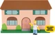 Игровой набор Jakks Pacific THE SIMPSONS Living Room Diorama House Playset Диорама Дом Симпсонов, с фигуркой - изображение 2