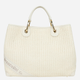 Torebka shopper damska materiałowa Braccialini Beth B18200-TY-001 Biała - obraz 1