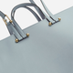 Сумка шопер жіноча з натуральної шкіри Furla Duetto WB01453BX31693602S1007 Блакитна (800070334426) - зображення 7