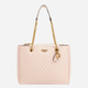 Сумка шопер жіноча Guess Maila HWQB8661230-NUD Світло-рожева (800070318764) - зображення 1