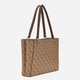 Torebka shopper damska duża Guess Noelle HWBG7879250-LGW Brązowa - obraz 3