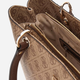 Torebka shopper damska duża Guess Noelle HWBG7879250-LGW Brązowa - obraz 4