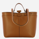 Torebka shopper damska skórzana IUNTOO Riviera 181003-CUOIO-C17 Brązowa - obraz 1