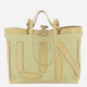 Torebka shopper damska duża IUNTOO Sibilla 181202-NATURALE+CAMMELLO-C81 Beżowa - obraz 1