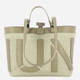 Torebka shopper damska mała IUNTOO Sibilla 181203-CAPPUCCINO+CAPPUCCINO-C Kapuccino - obraz 1