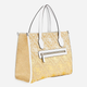 Torebka shopper damska materiałowa Guess Silvana HWSW8665220-CIO Biała - obraz 2