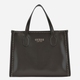 Сумка шопер жіноча зі штучної шкіри Guess Silvana HWVC8665220-BLA Чорна (800070334896) - зображення 1