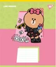 Набор тетрадей ученических YES Line Friends Funny A5 12 листов в клетку x 25 шт (4823092292360) - изображение 5