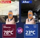 Автомобильный солнцезащитный зонт на лобовое стекло Umbrella 135x75 см - изображение 10