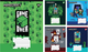 Набор тетрадей ученических YES Minecraft Walls A5 18 листов в клетку x 25 шт (4823092291646) - изображение 1