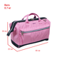 Сумка спортивна для занять фітнесом DERBY FitnessBag дорожня сумка-саквояж ручна поклажа 40 30 20 в літак лоукост рожева - зображення 2