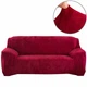 Захисний чохол на тримісний диван Diana Textile Plush Velvet, 190-230 см, Бордовий - зображення 1