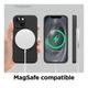 Чохол Silicone Premium case MagSafe з захистом камери та дисплея для iPhone 13 та iPhone 14 Full Protective red 0996 - изображение 7