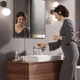 Cмеситель для умывальника однорычажный HANSGROHE Vivenis CoolStart хром латунь с донным клапаном 75023000 - изображение 4