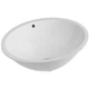 Умивальник врізний QUARTER BATH Single під стільницю 540x440x185мм овальний білий 70SP25054.00.2.3.01 - зображення 1