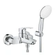 Cмеситель для ванны однорычажный с коротким изливом GROHE Eurosmart хром латунь 25276003 - изображение 1