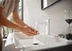 Cмеситель для умывальника однорычажный HANSGROHE Finoris белый латунь с донным клапаном 76023700 - изображение 2