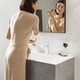Cмеситель для умывальника однорычажный HANSGROHE Finoris белый латунь с донным клапаном 76023700 - изображение 4