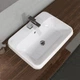 Умивальник врізний VILLEROY&BOCH Architectura на стільницю 600x125x450мм прямокутний білий 5A676001 - зображення 2