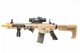 Дитячий Автомат M4 Viper (M416,M4A1) акумуляторний на орбізах (гідрогелеві кульки) / Гель бластер + Глушник + Оптика + Магазини Золотий - изображение 4