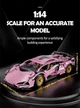 Конструктор Lamborghini машинка техник 1280 деталей в размере 1:14 лучший развивающий подарок Розовая - изображение 7