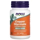 Микроэлемент Медь NOW Foods Copper Glycinate 3 mg 120 Tabs - изображение 1