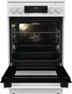 Плита Gorenje электрическая стеклокерамическая 70л для приготовления пищи с паром таймер конвекция белая (629634) - изображение 6