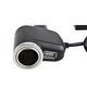 Разветвитель прикуривателя для авто на 3 гнезда Olesson 1526 |USB, 12V-24V, подсветка| Black - изображение 7
