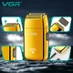 Электробритва VGR V-399 шейвер для сухого и влажного бритья, Waterproof, доп. лезвия, LED Display, metal - изображение 2
