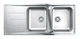 Кухонна мийка Grohe K500 1160 x 500 мм з ексцентриком 2 чаші матова (31588SD0) - зображення 2