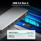 Док-станція DIGITUS USB-C > 3xHDMI/2xDP/4xUSB-A/USB-C/RJ54/DC/Audio - зображення 8