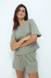 Топ піжамний H&M 271258856_top M Фісташковий - зображення 2