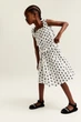 Топ H&M 271228616 140 Білий/Чорні квіти - изображение 3