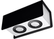 Постільний світильник Sollux Stereo 2xGU10 чорний (SL.0410) - зображення 1