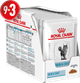 Упаковка влажного корма для взрослых кошек Royal Canin Veterinary Skin & Coat Cat Pouches (ломтики в соусе) 12 шт х 0.085 кг (9003579011539) (4092001) - изображение 1