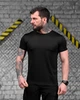 Тактична футболка Veteran Black з матеріалу Coolmax потовідвідна та принтом DTF XXL - зображення 2