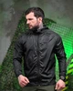 Ветровка дождевик мембранная Black компактная складывается в карман XL - изображение 2
