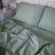 Простынь на резинке MirSon Royal Soft Stripe 30-0031 Jesse 160x190 см (2200011308418) - изображение 2