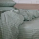 Простынь на резинке MirSon Royal Soft Stripe 30-0031 Jesse 200x200 см (2200011308456) - изображение 3