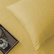 Простынь на резинке MirSon Royal Soft Stripe 30-0003 Intense Yellow 200x200 см (2200011304168) - изображение 3