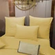 Простынь на резинке MirSon Royal Soft Stripe 30-0003 Intense Yellow 70x190 см (2200011303956) - изображение 2