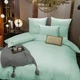 Простынь на резинке MirSon Royal Soft Stripe 30-0013 Azure 80x160 см (2200011304359) - изображение 1